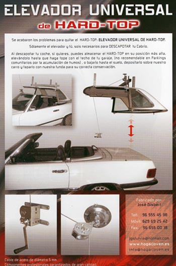 Elavador de Hard-Top